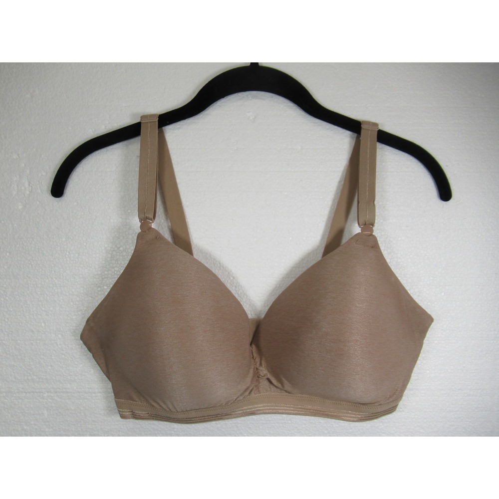 Warners Play It Cool Bra 36D Beige Wireless Lift rn3281a